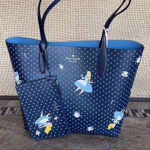 Kate Spade disney x kate spade new york alice in wonderland tote bag